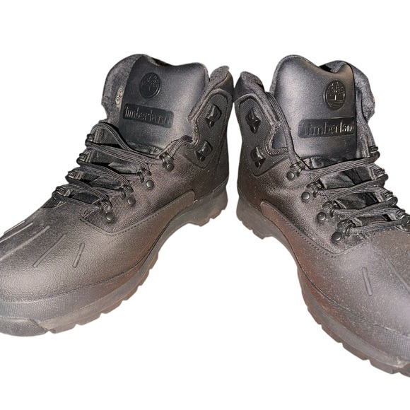 Men’s Timberland Euro Hiker Shell-Toe Boot - Black. US 11 M. MSRP $149 - Picture 8 of 12